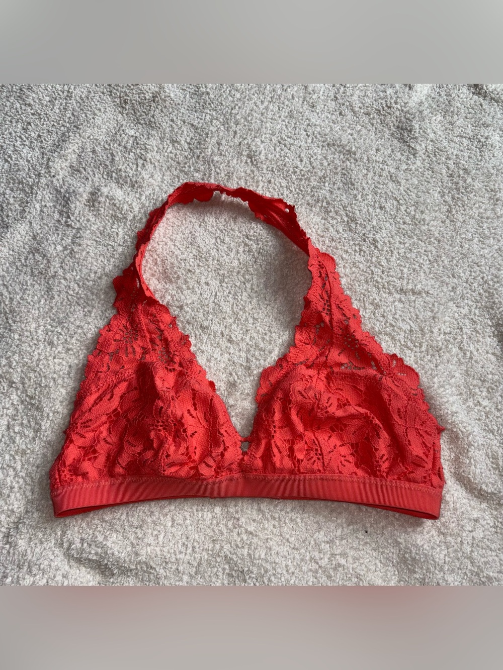 Aerie coral orange bralette